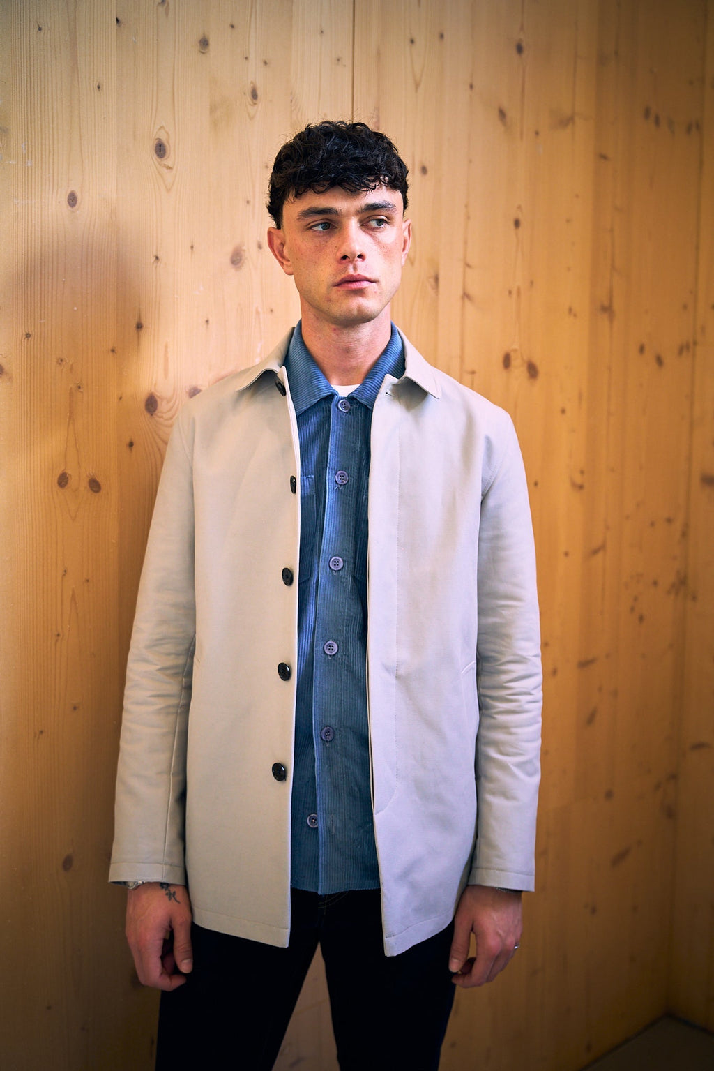 Bank Short Mac Lined - Putty DX Outerwear S S M L XL XXL