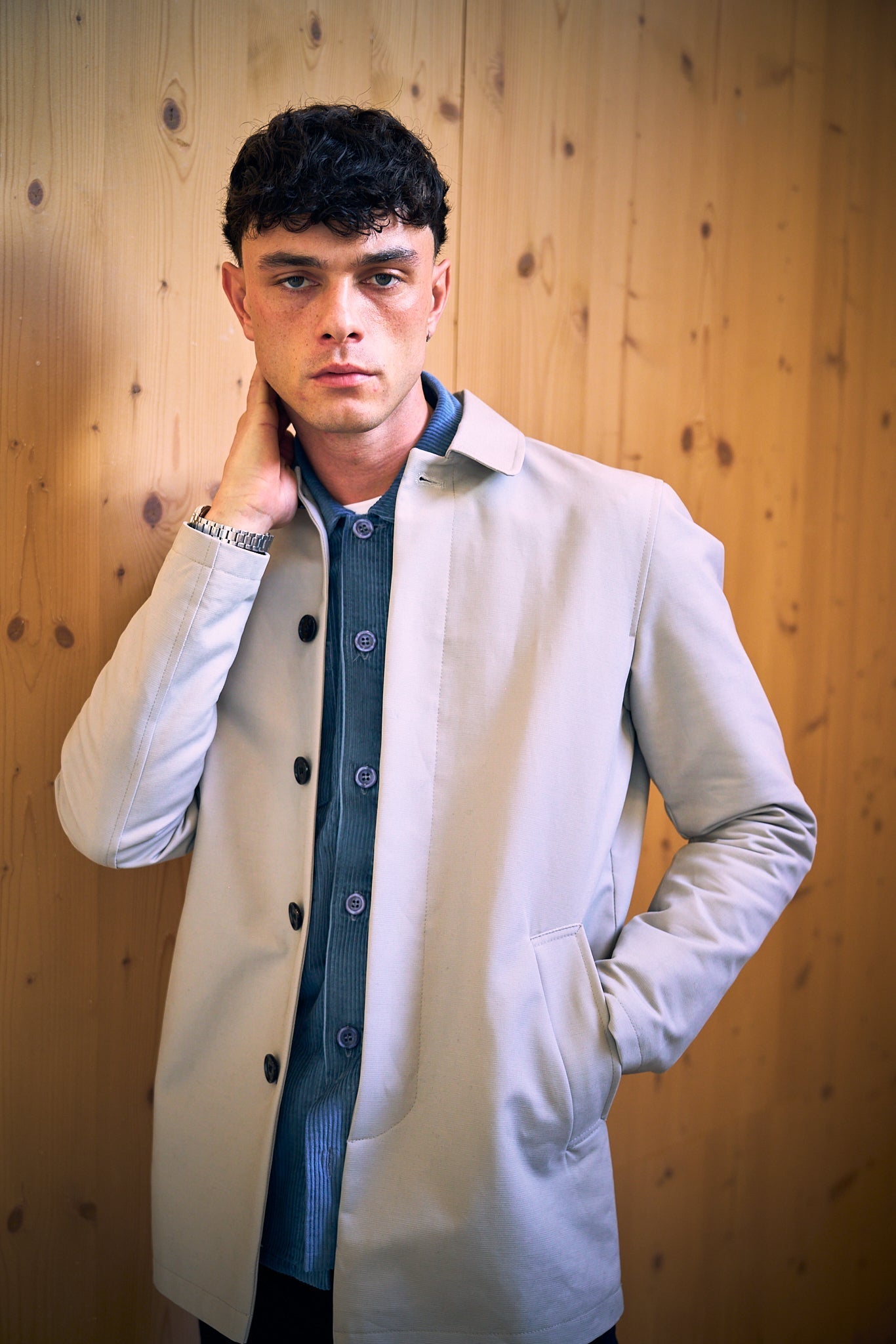 Bank Short Mac Lined - Putty DX Outerwear S S M L XL XXL