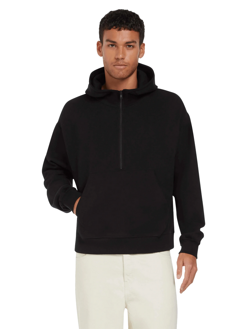Organic Half Zip Hoodie: Unisex - - High-Quality </p>