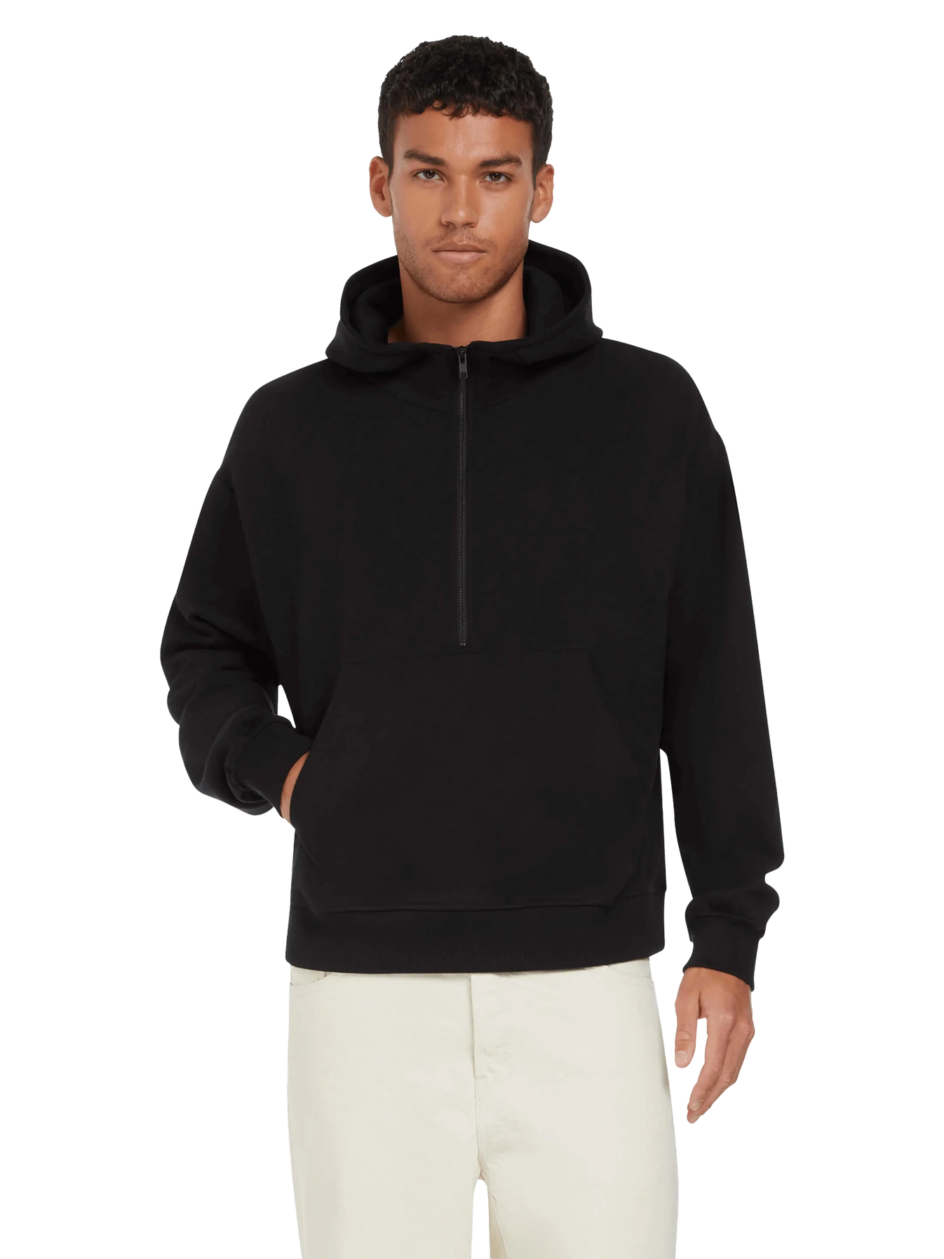Organic Half Zip Hoodie: Unisex - - High-Quality </p>