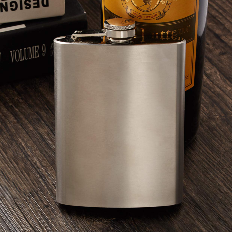 Auden Stainless Steel 8Oz Hip Flask hipflasks Default Title Default Title