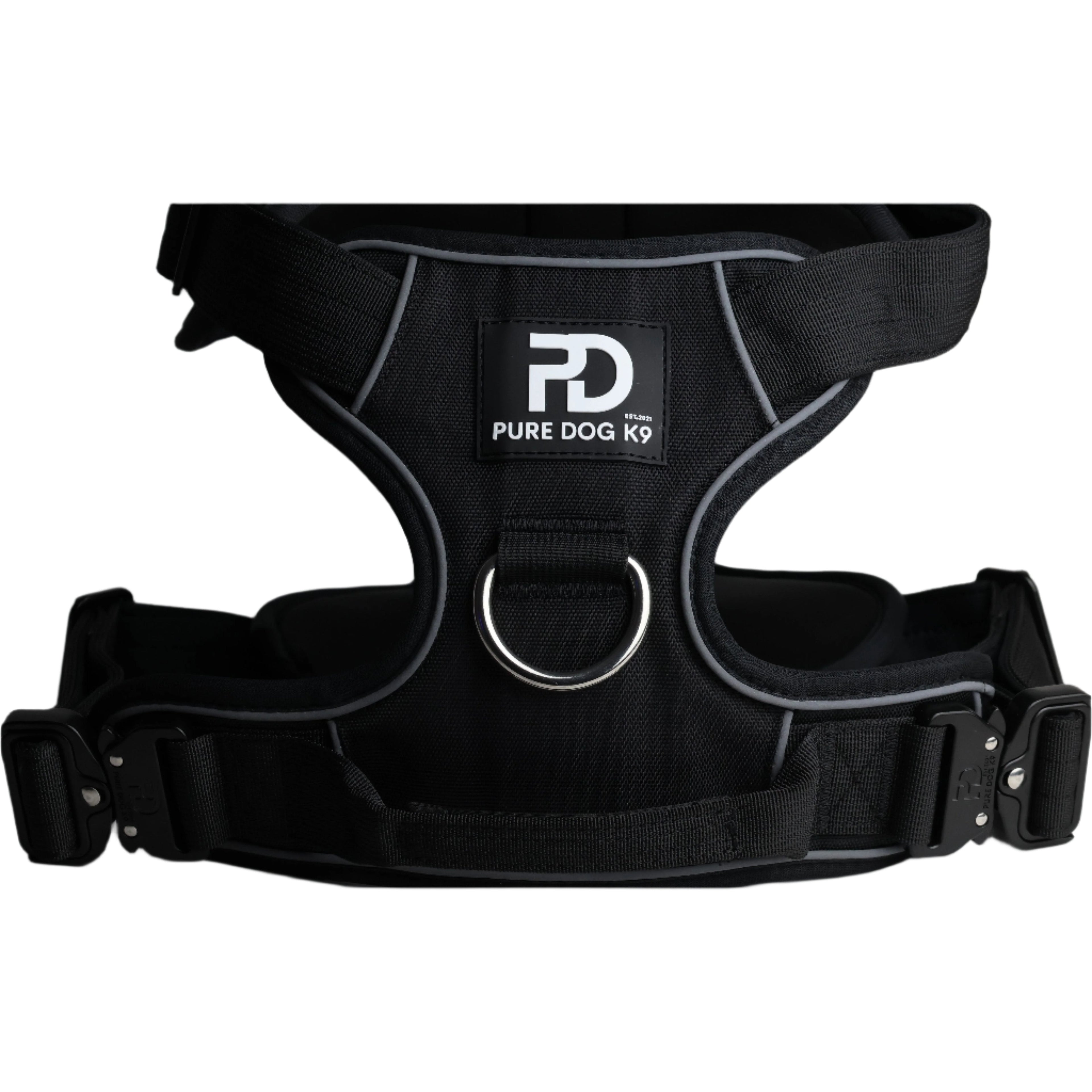 Comfort Harness Black Dog harness Small Small Medium Large XL