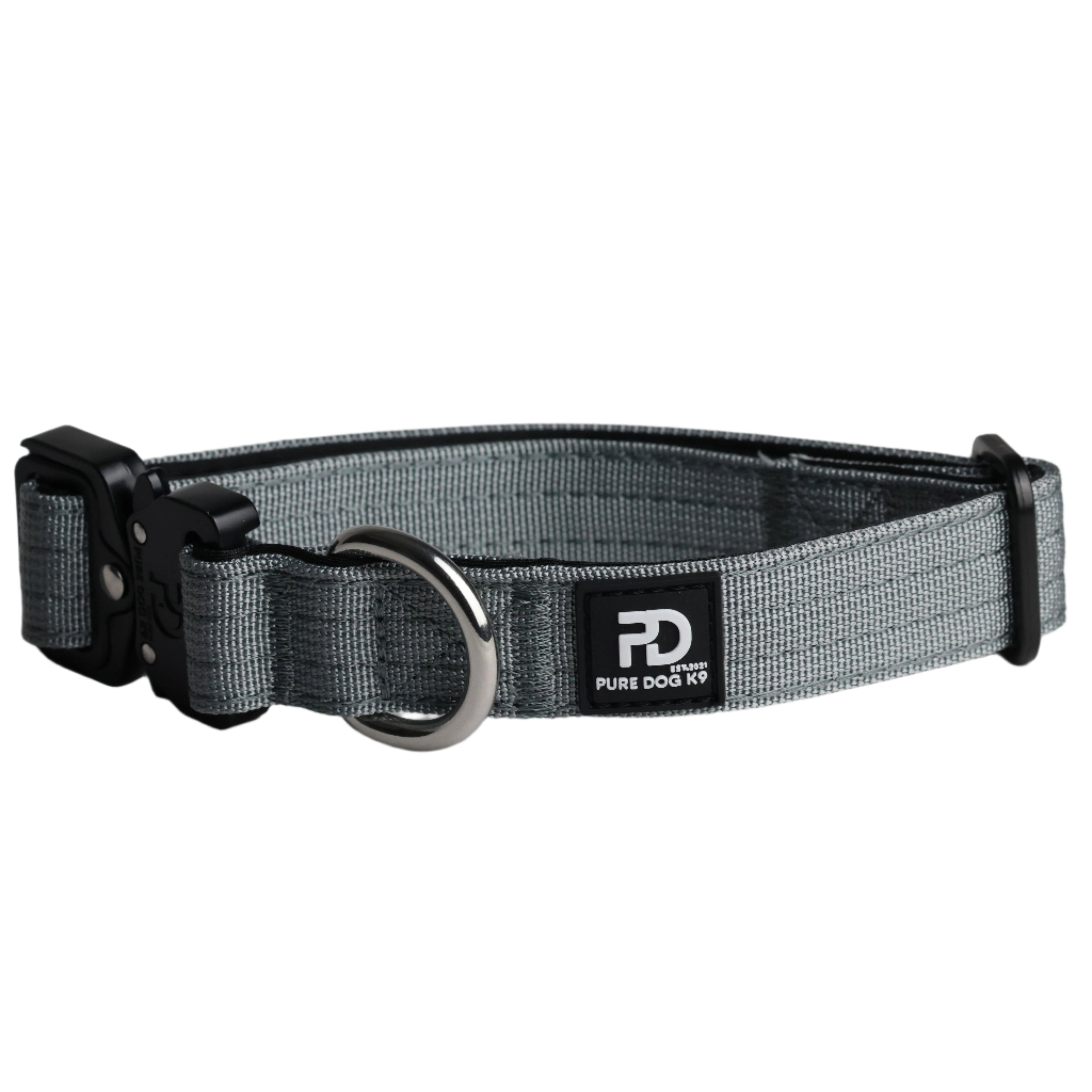 2.5cm Tactical Collar Grey Dog Collar Default Title Default Title