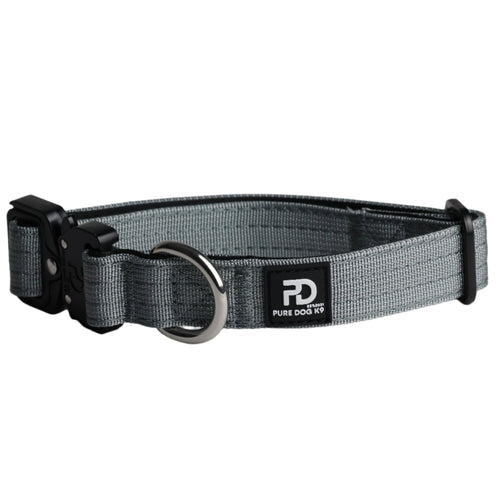 2.5cm Tactical Collar Grey Dog Collar Default Title Default Title