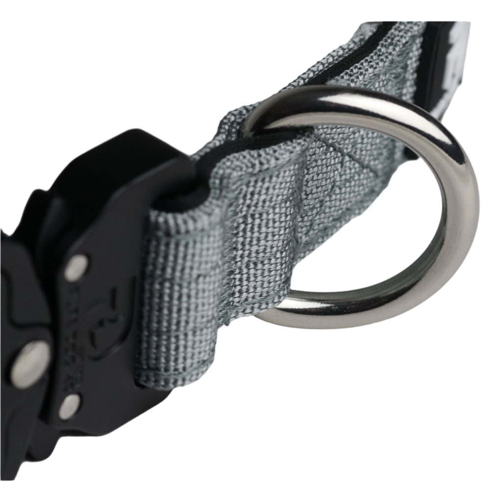 2.5cm Tactical Collar Grey Dog Collar Default Title Default Title