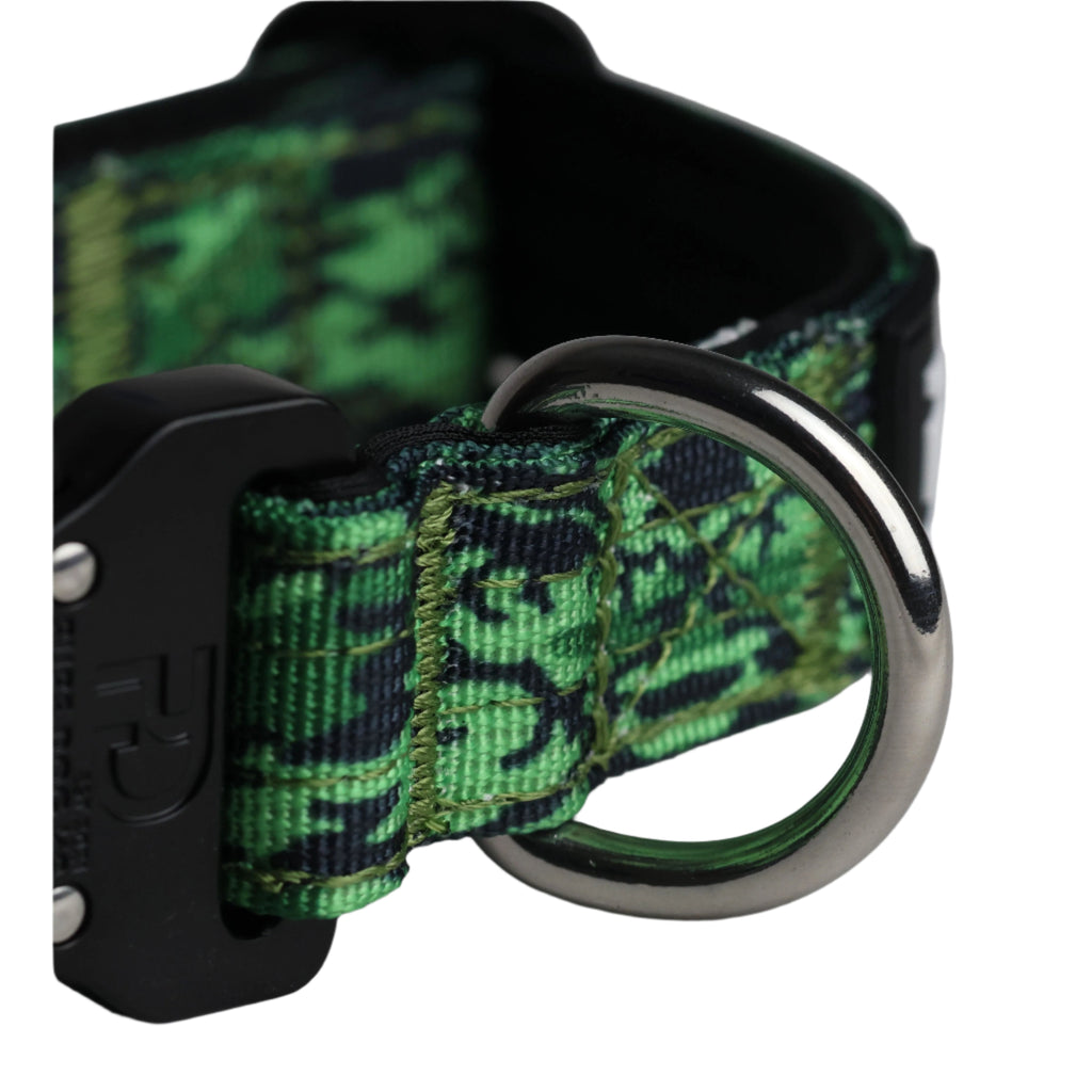 2.5cm Tactical Collar Green Camo Dog Collar Default Title Default Title
