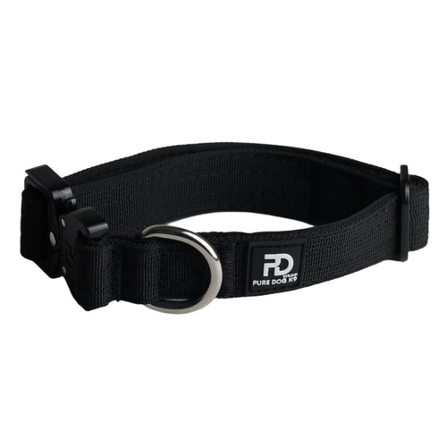 2.5cm Tactical Collar Black Dog Collar Default Title Default Title
