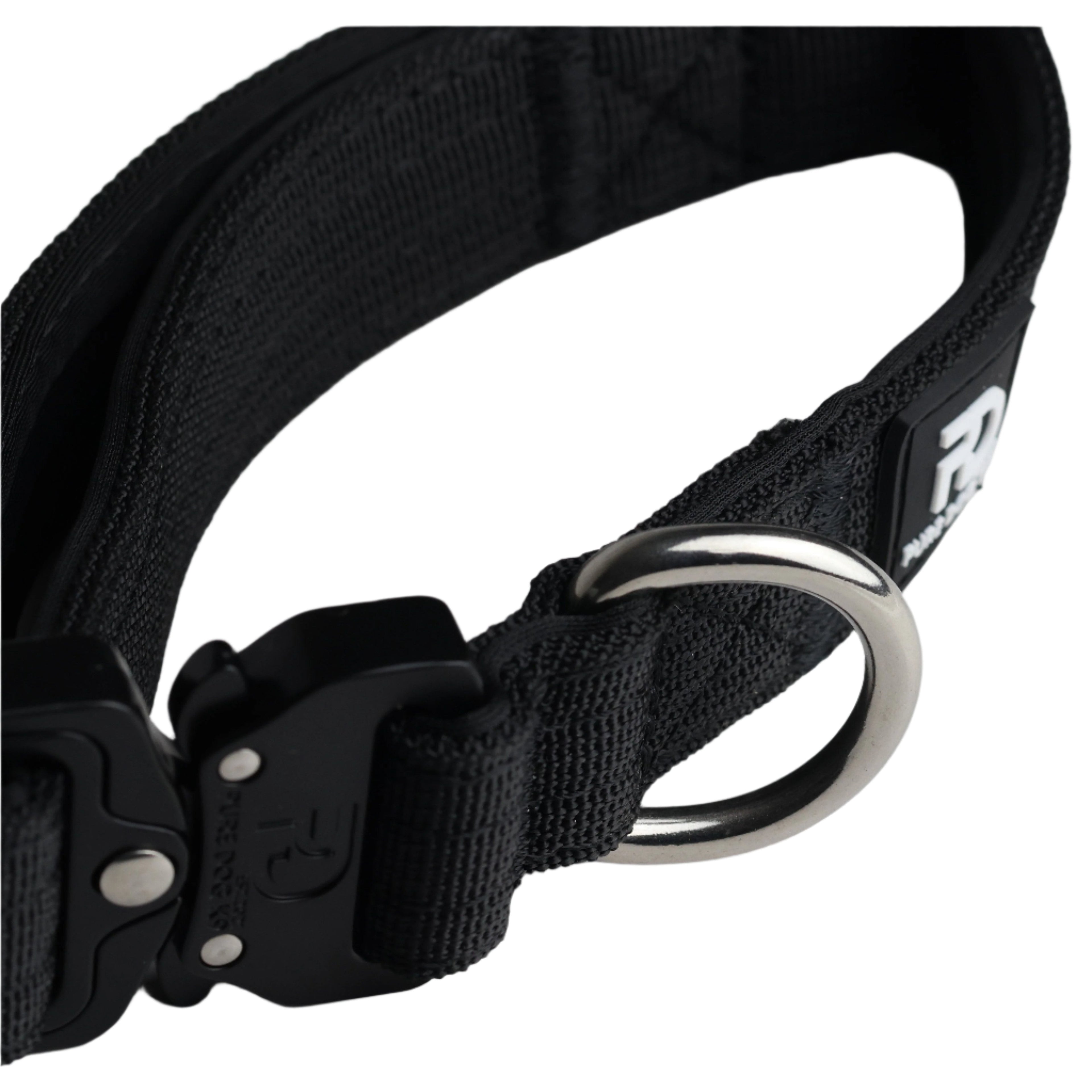 2.5cm Tactical Collar Black Dog Collar Default Title Default Title