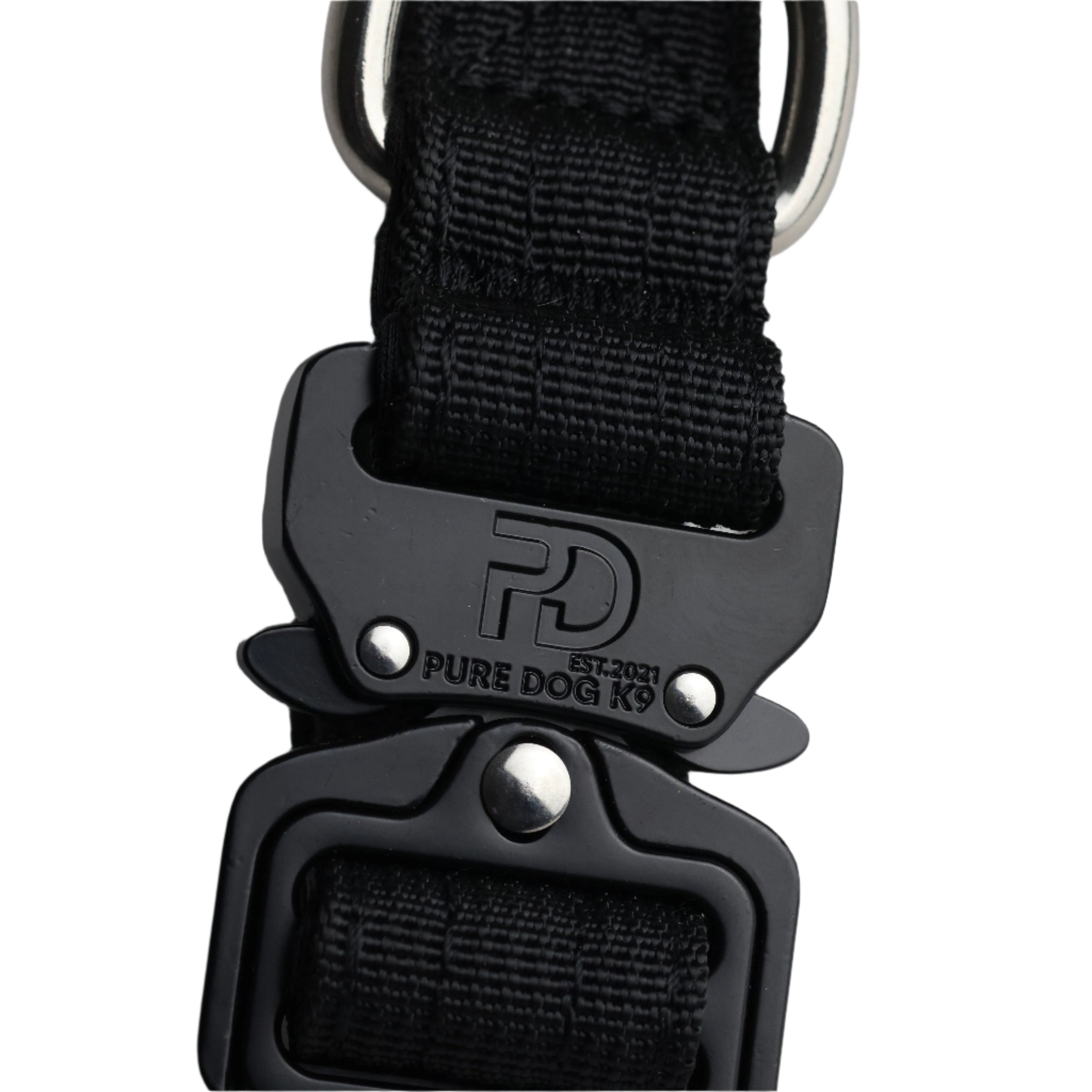 5cm Tactical Collar Black Dog Collar Medium Medium Large XL