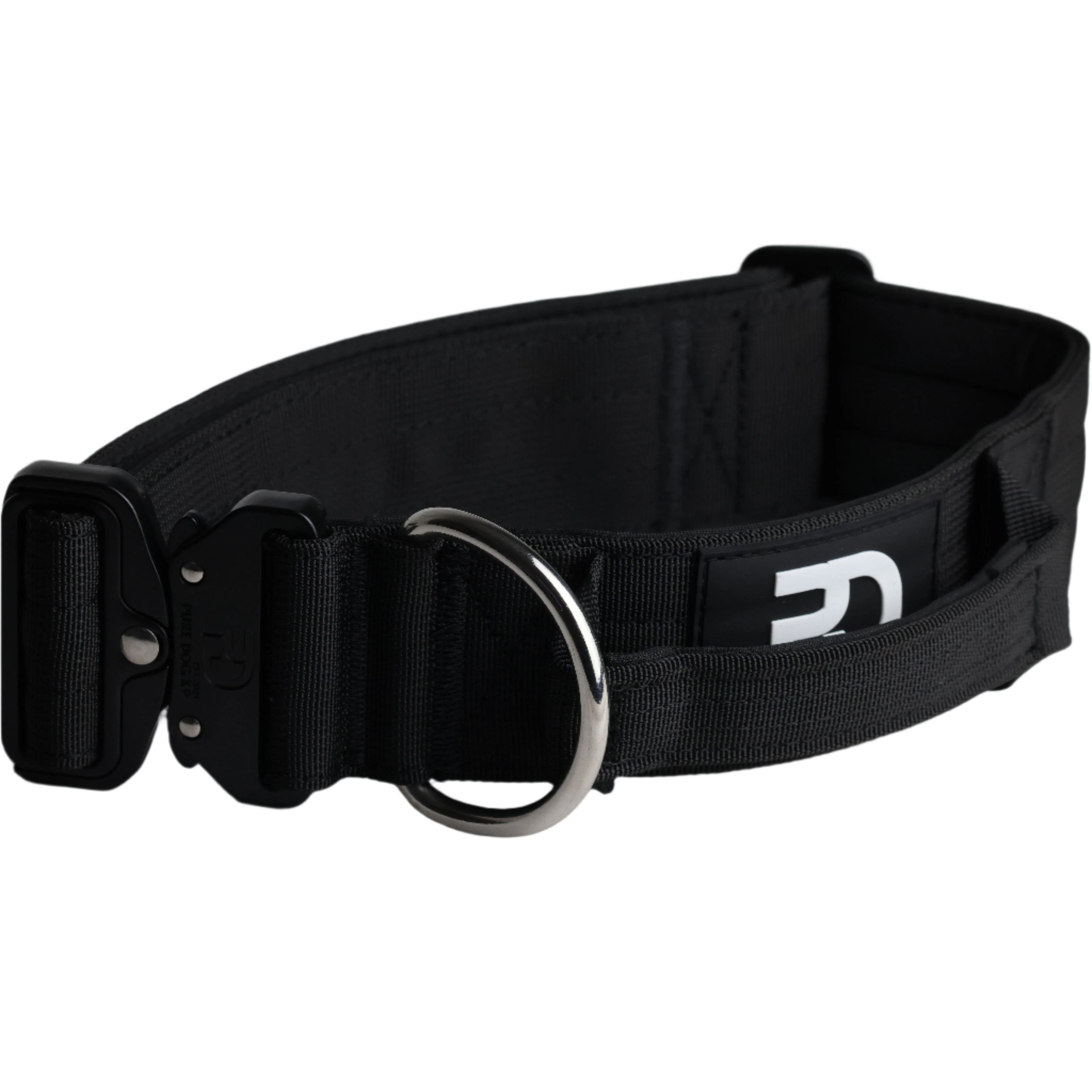 5cm Tactical Collar Black Dog Collar Medium Medium Large XL