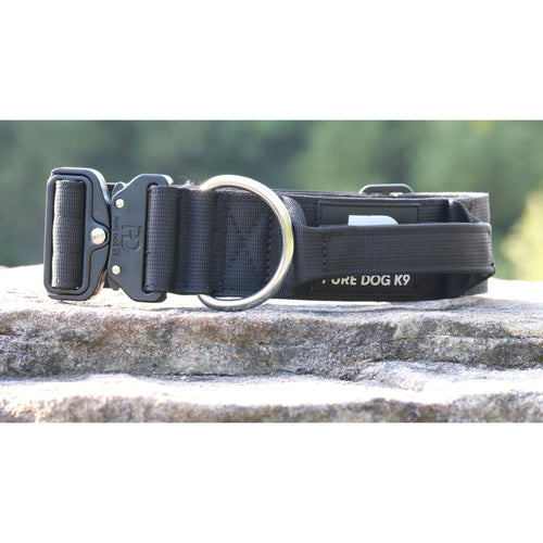 5cm Tactical Collar Black Dog Collar Medium Medium Large XL