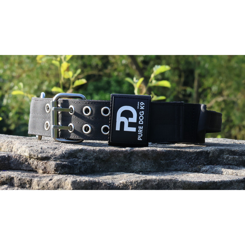 5cm Sport Collar Black Dog Collar Medium Medium Large