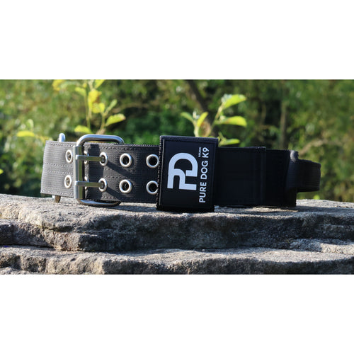 5cm Sport Collar Black Dog Collar Medium Medium Large