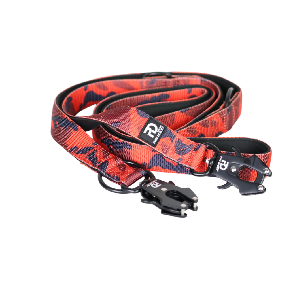 Multifunctional Lead Red Camo Dog Lead Default Title Default Title