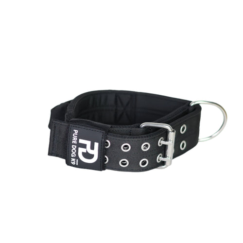 5cm Sport Collar Black Dog Collar Medium Medium Large