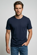 Trueman Regular Fit T-Shirt - Navy Jersey tops S S M L XL XXL