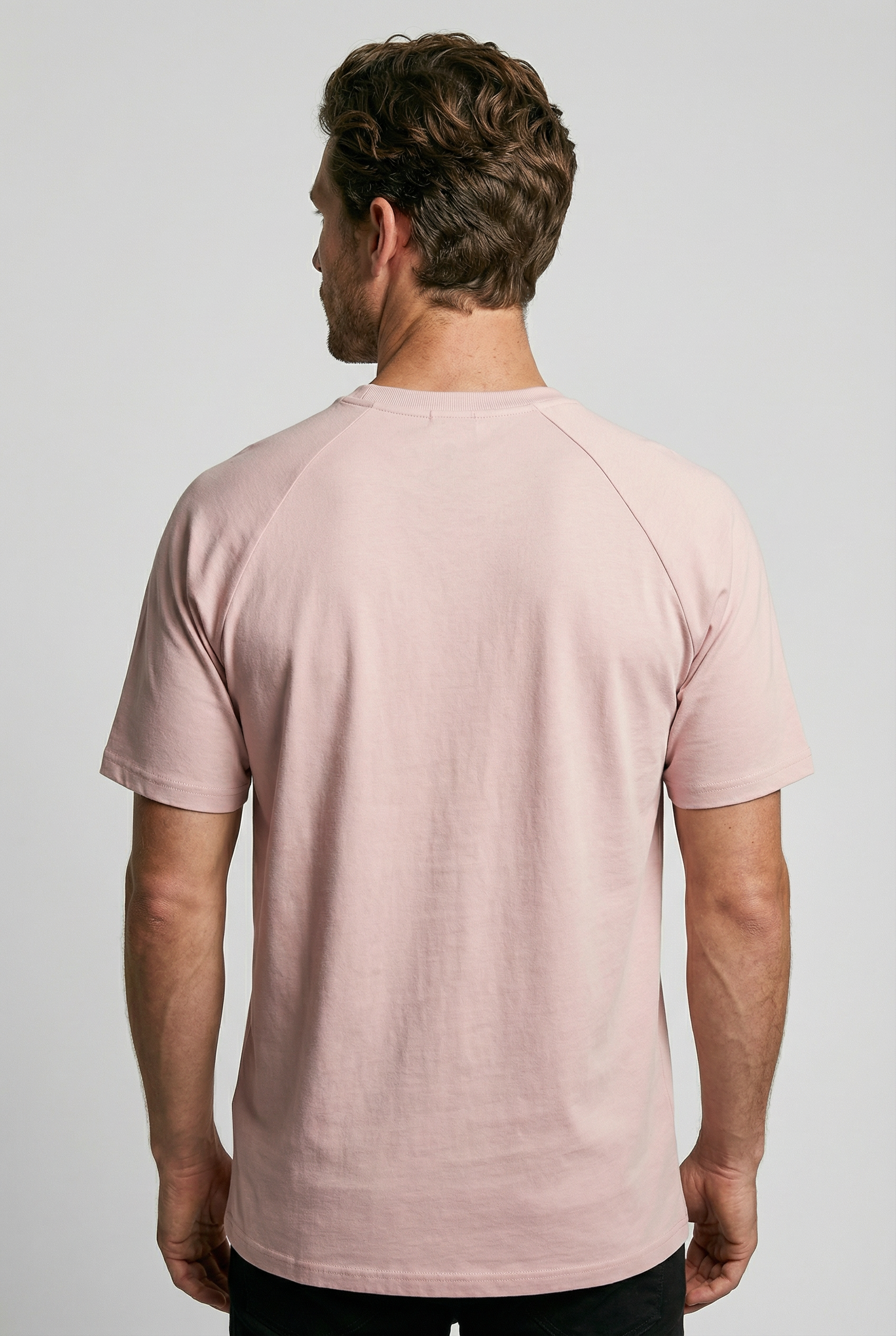 Hoxton Raglan Sleeve Fitted T-shirt - Nude Jersey tops S S M L XL XXL