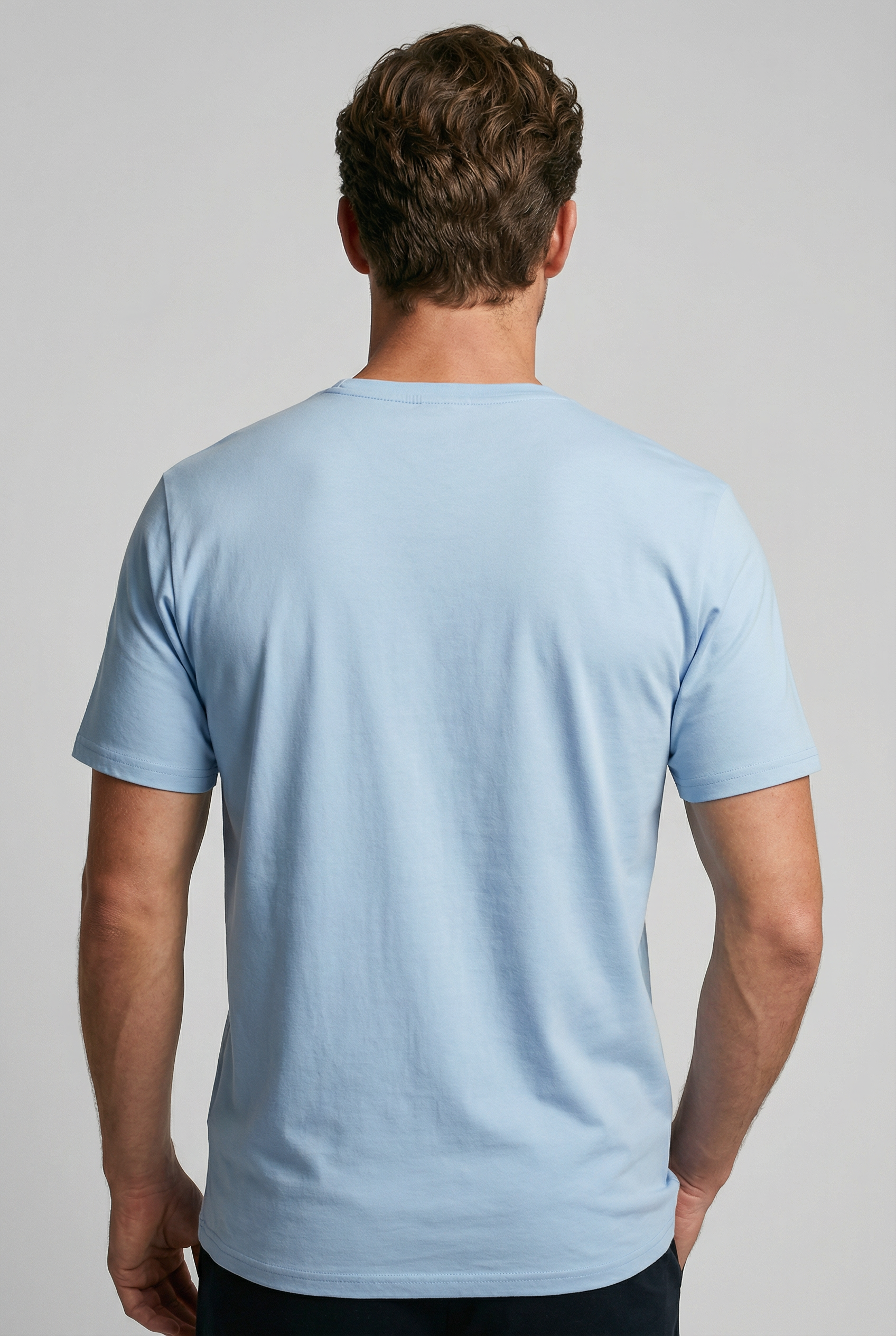 Trueman Regular Fit T-Shirt - Sky Blue Jersey tops S S M L XL XXL
