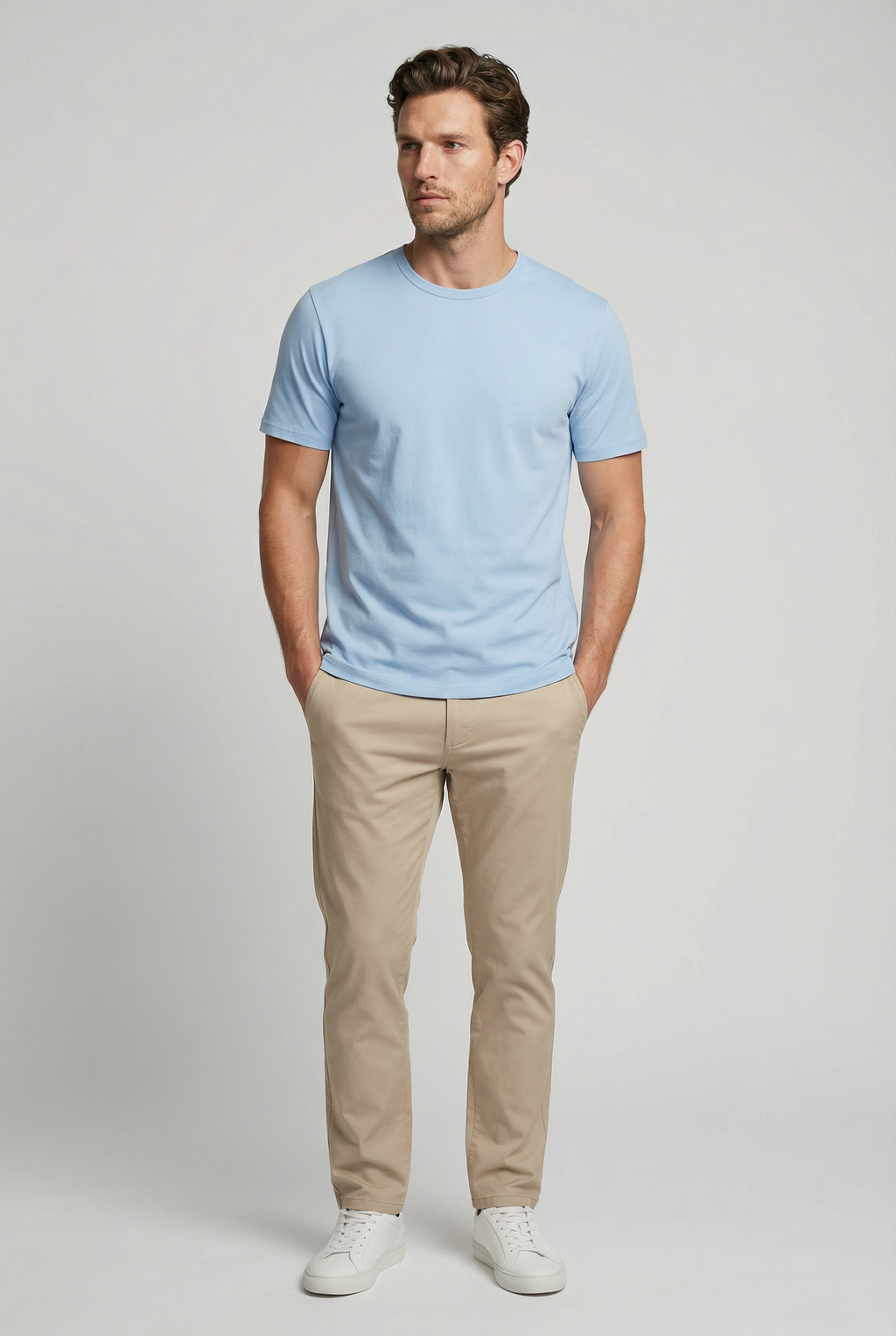 Trueman Regular Fit T-Shirt - Sky Blue Jersey tops S S M L XL XXL