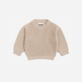 Oversized Cotton Sweater - Natural