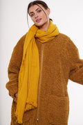 Louche Edie Lightweight Scarf - Mustard scarves Mustard Mustard