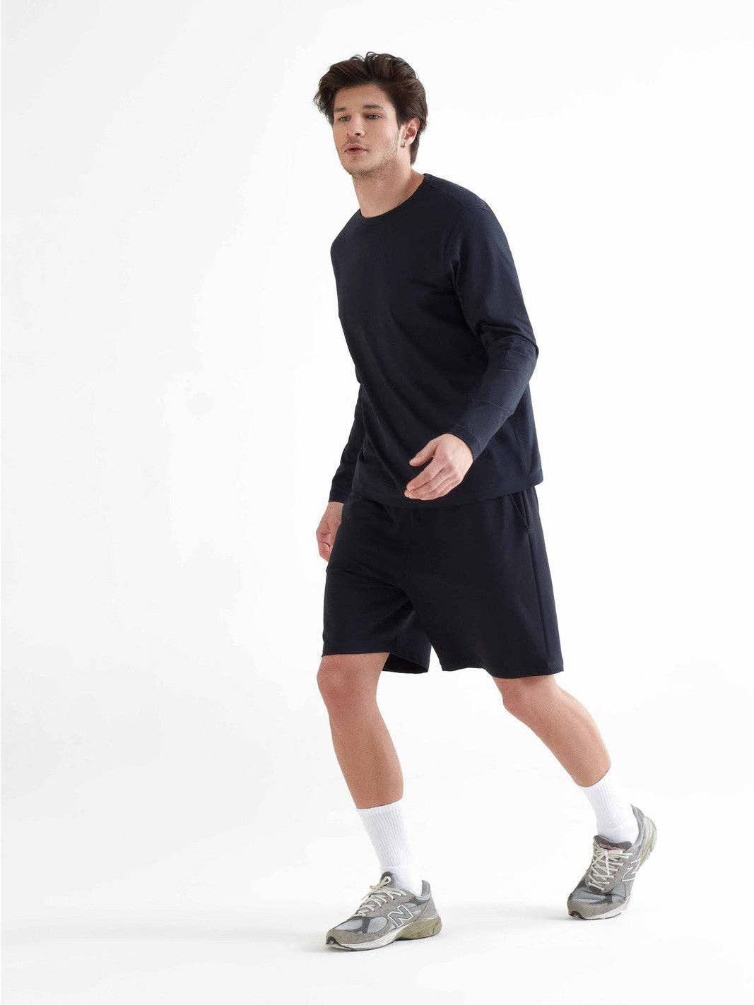 Organic Cotton & Modal Long Sleeve T-shirt: Mens S Black S / Black M / Black L / Black XL / Black XXL / Black S / Light Grey M / Light Grey XL / Light Grey XXL / Light Grey S / Navy M / Navy L / Navy XL / Navy XXL / Navy S / Olive M / Olive L / Olive XL / Olive XXL / Olive S / Petrol M / Petrol L / Petrol XL / Petrol XXL / Petrol S / White M / White L / White XL / White XXL / White