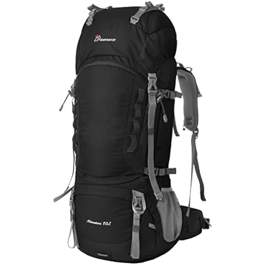 MOUNTAINTOP Hiking Backpack 80L Waterproof Mountaineering Backpack Large Camping Trekking Rucksack Multifunctional Climbing with Rain Cover External Frame Backpacks Default Title Default Title