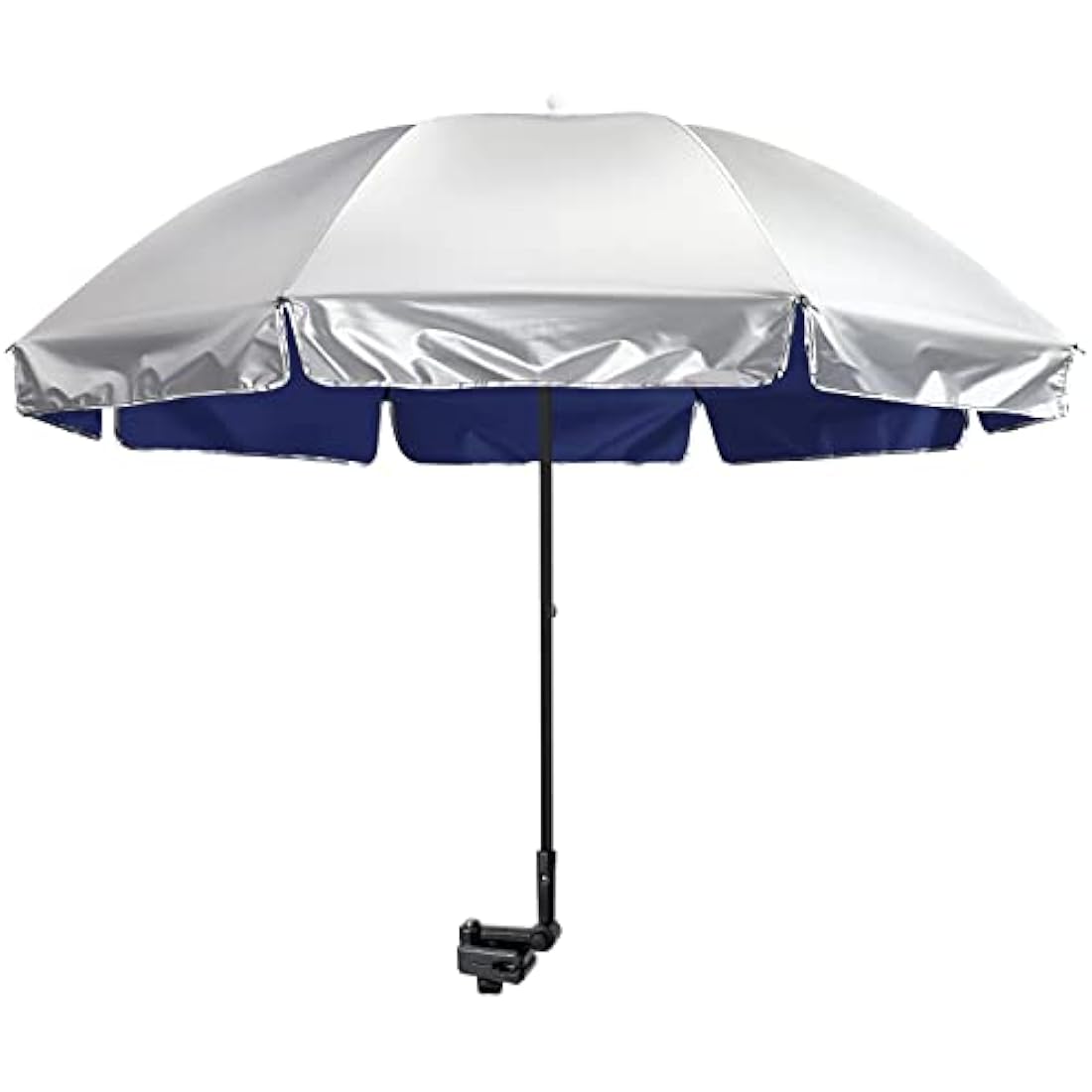 G4Free UPF 50+ Universal Clamp On Umbrella Adjustable Outdoor UV Protection Beach Chair Umbrella for Strollers, Wheelchairs, Patio Chairs, Golf Carts and Beach Beach Umbrellas Default Title Default Title