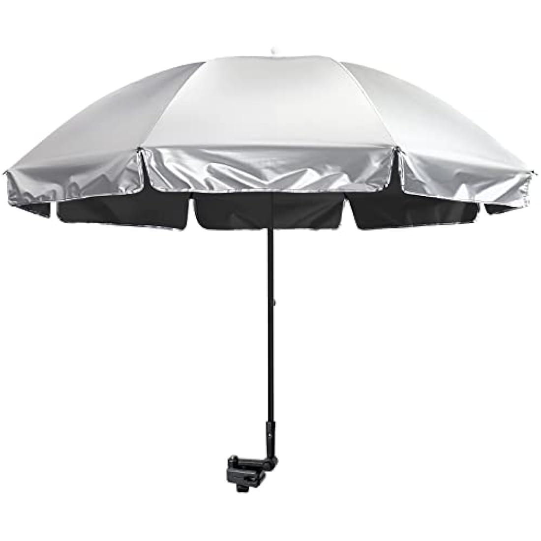 G4Free UPF 50+ Universal Clamp On Umbrella Adjustable Outdoor UV Protection Beach Chair Umbrella for Strollers, Wheelchairs, Patio Chairs, Golf Carts and Beach Beach Umbrellas Default Title Default Title
