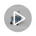 Sekey Folding Festival Trolley with Wide All-Terrain Wheels, 440LB Large Load Capacity, Heavy-Duty Camping Wagon with Brake, Sturdy Beach Garden Cart, Adjustable Handles & Drink Holders, Light Blue Carts & Wagons Default Title Default Title