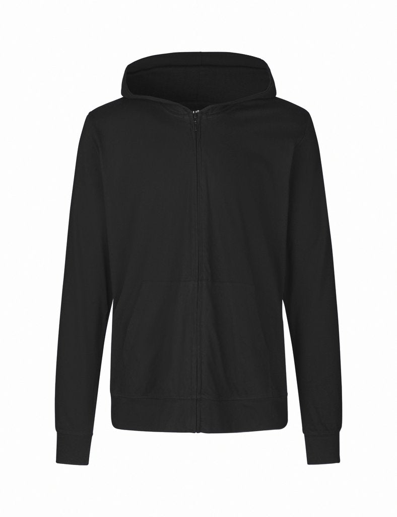 Fairtrade Organic Zipped T-shirt Hoodie: Unisex -