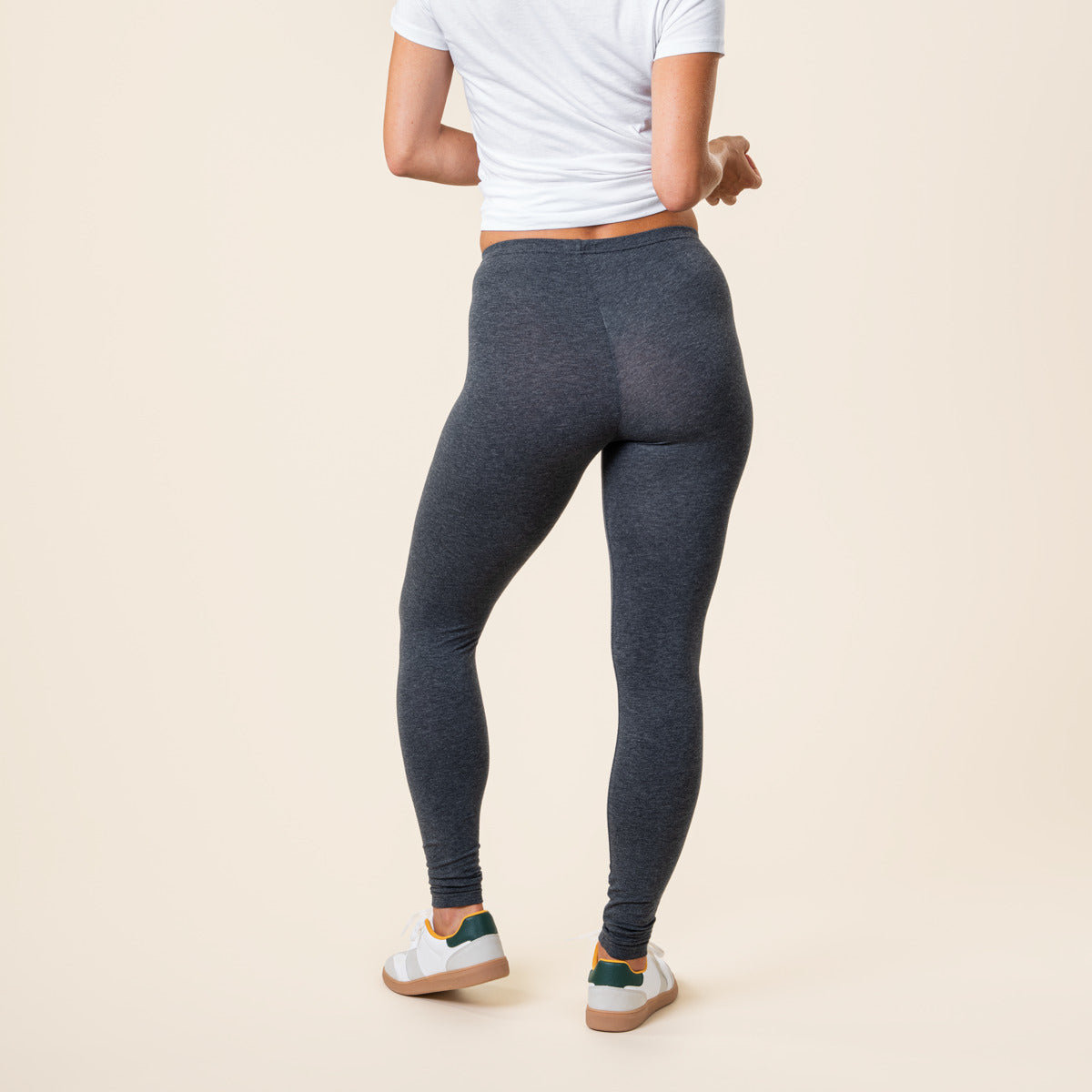Organic Cotton Stretch Leggings: Womens -