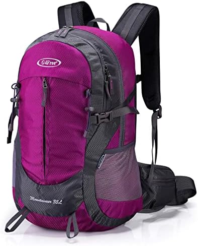 G4Free 35L Waterproof Hiking Backpack Outdoor Backpack Trekking Daypack for Camping Hiking Backpacking Climbing with Rain Cover Internal Frame Backpacks Default Title Default Title
