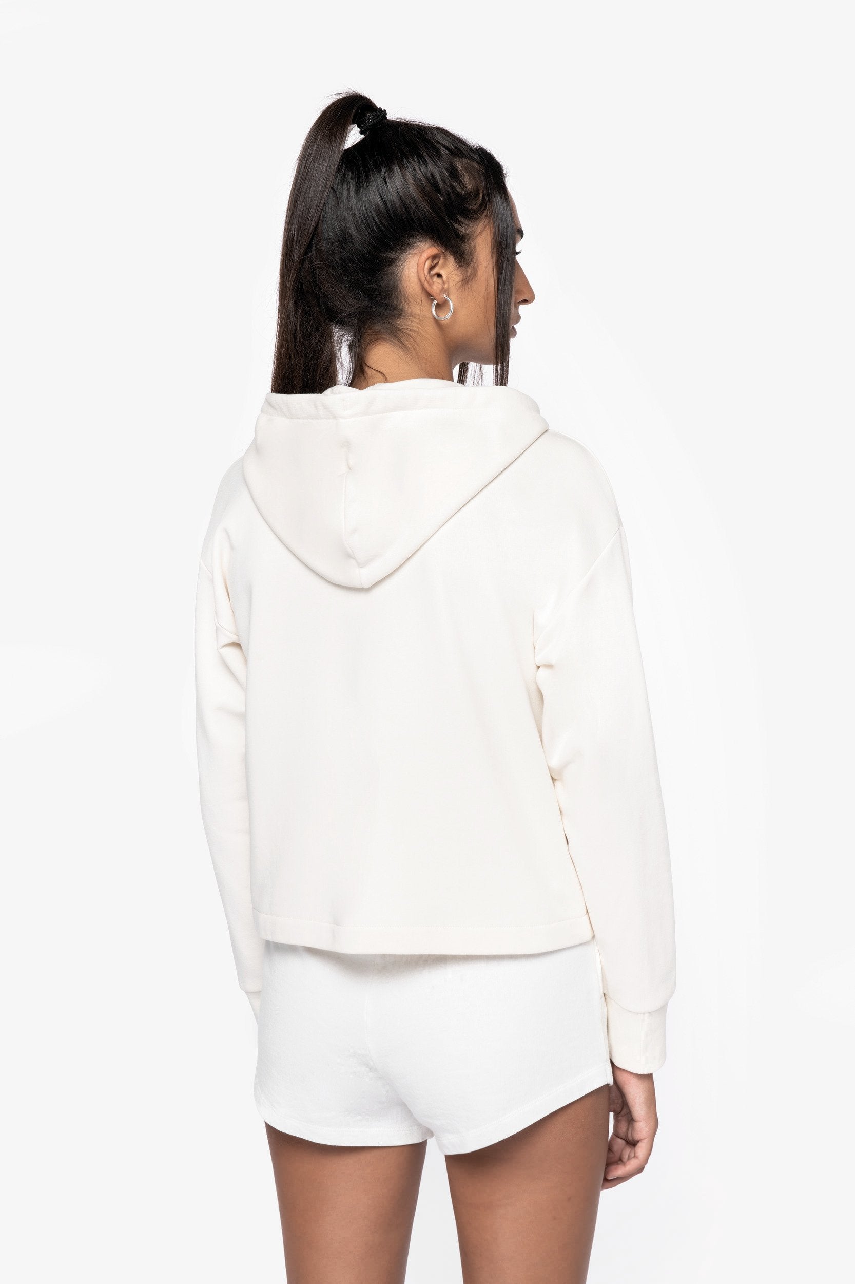 Organic Full Zip Hooded Sweatshirt: Womens - - High-Quality </p>