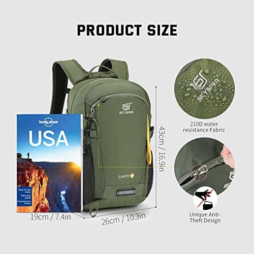 SKYSPER Small Hiking Backpack, 20L Lightweight Travel Backpacks Hiking Daypack Rucksack Women Men for Trekking Backpacking Outdoor Sports Internal Frame Backpacks Default Title Default Title