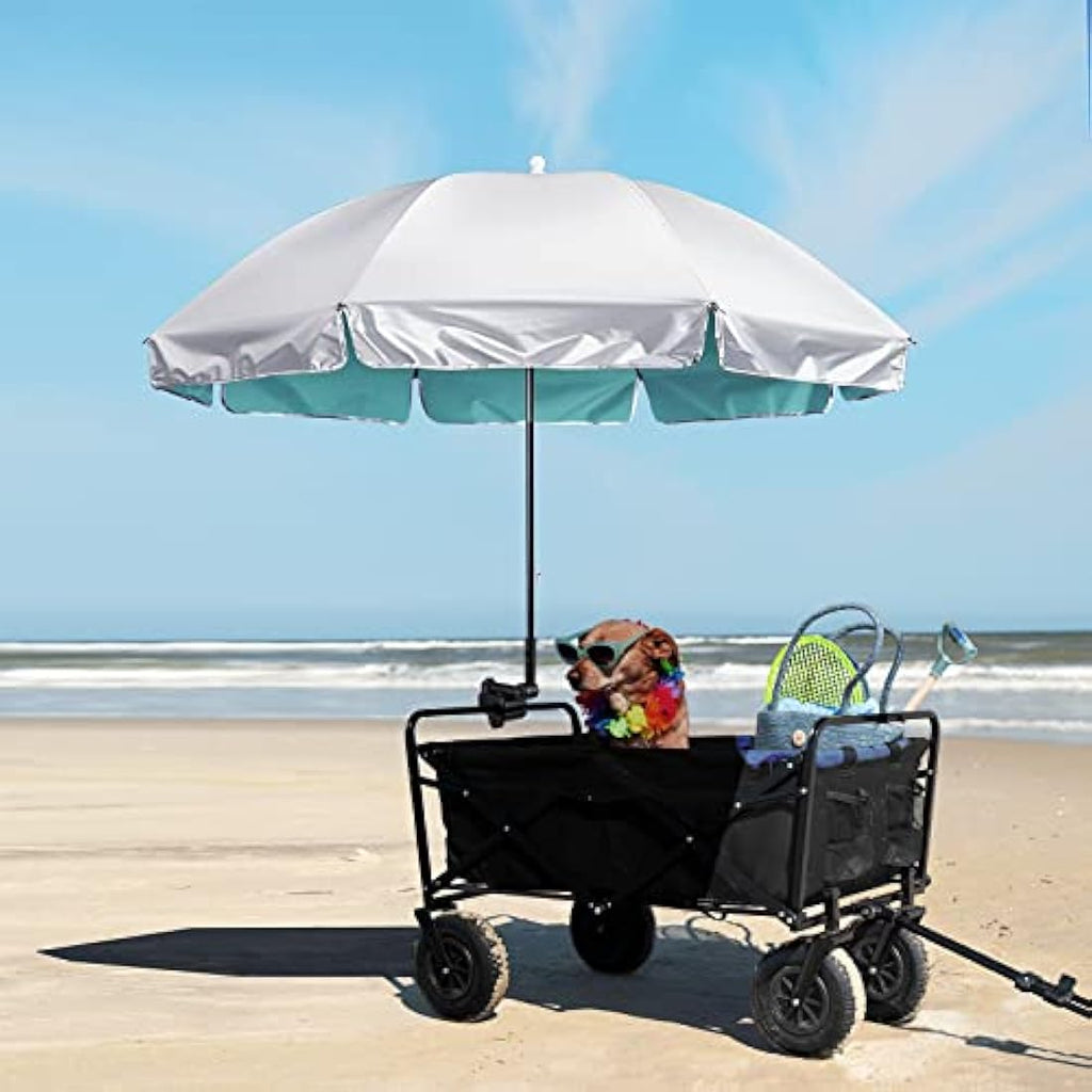 G4Free UPF 50+ Universal Clamp On Umbrella Adjustable Outdoor UV Protection Beach Chair Umbrella for Strollers, Wheelchairs, Patio Chairs, Golf Carts and Beach Beach Umbrellas Default Title Default Title