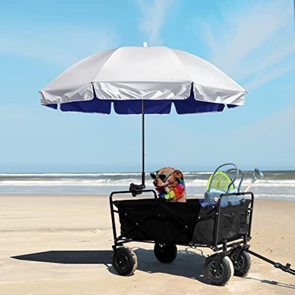 G4Free UPF 50+ Universal Clamp On Umbrella Adjustable Outdoor UV Protection Beach Chair Umbrella for Strollers, Wheelchairs, Patio Chairs, Golf Carts and Beach Beach Umbrellas Default Title Default Title