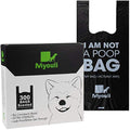 300 Counts Extra Thick Black Biodegradable Pet Poop Waste Bags With Handles for Dogs, Ocean Wind-Scented Bags Default Title Default Title