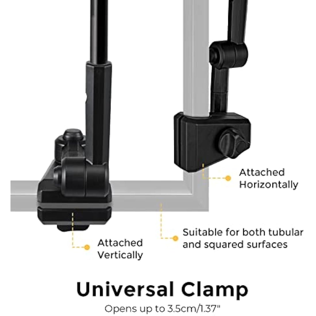 G4Free UPF 50+ Universal Clamp On Umbrella Adjustable Outdoor UV Protection Beach Chair Umbrella for Strollers, Wheelchairs, Patio Chairs, Golf Carts and Beach Beach Umbrellas Default Title Default Title