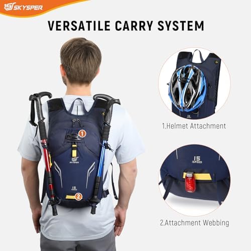 SKYSPER Small Hiking Backpack 15L Lightweight Day Pack Travel Hiking Daypack for Women Men Internal Frame Backpacks Default Title Default Title