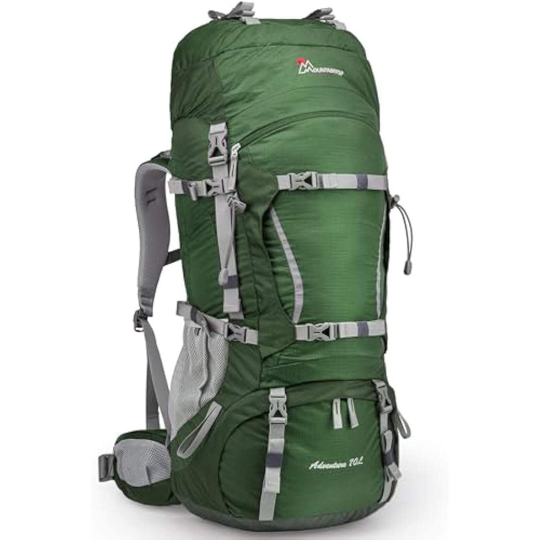 MOUNTAINTOP 70L Hiking Backpack water-resistant Internal Frame Backpacks Large Trekking Mountaineering Rucksack with Rain Cover for Men Women Cover Outdoor External Frame Backpacks Default Title Default Title