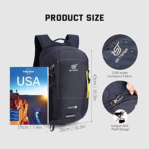SKYSPER Small Hiking Backpack, 20L Lightweight Travel Backpacks Hiking Daypack Rucksack Women Men for Trekking Backpacking Outdoor Sports Internal Frame Backpacks Default Title Default Title