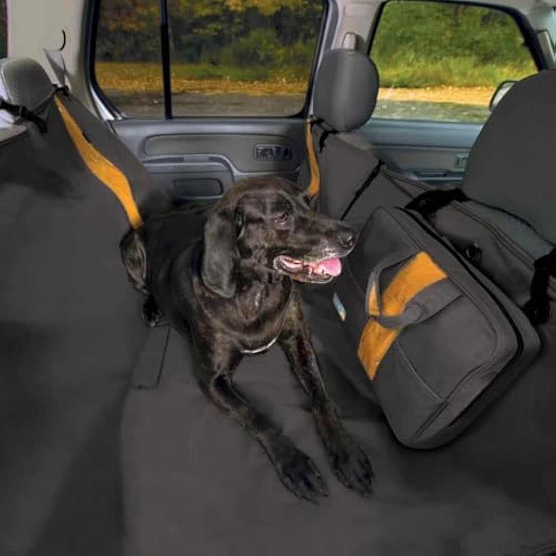 Kurgo Wander Hammock Cover, Dog Car Seat Protector, Durable Scratch-Resistant Material, Waterproof, Black Seat Covers Default Title Default Title