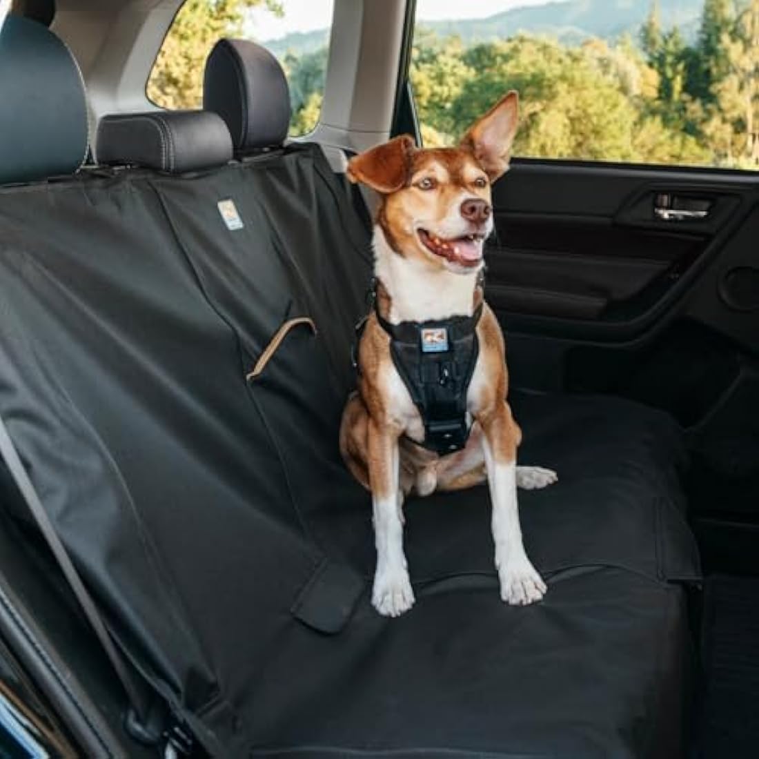 Kurgo Wander Bench Seat Cover, Dog Car Seat Protector, Waterproof & Stain-Resistant, Secure Fit, Black Seat Covers Default Title Default Title
