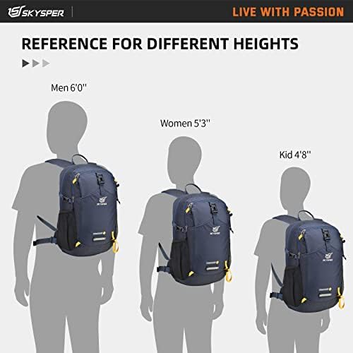 SKYSPER Small Daypack 20L Hiking Backpack Lightweight Travel Day Pack with Waist Strap for Women Men Internal Frame Backpacks Default Title Default Title