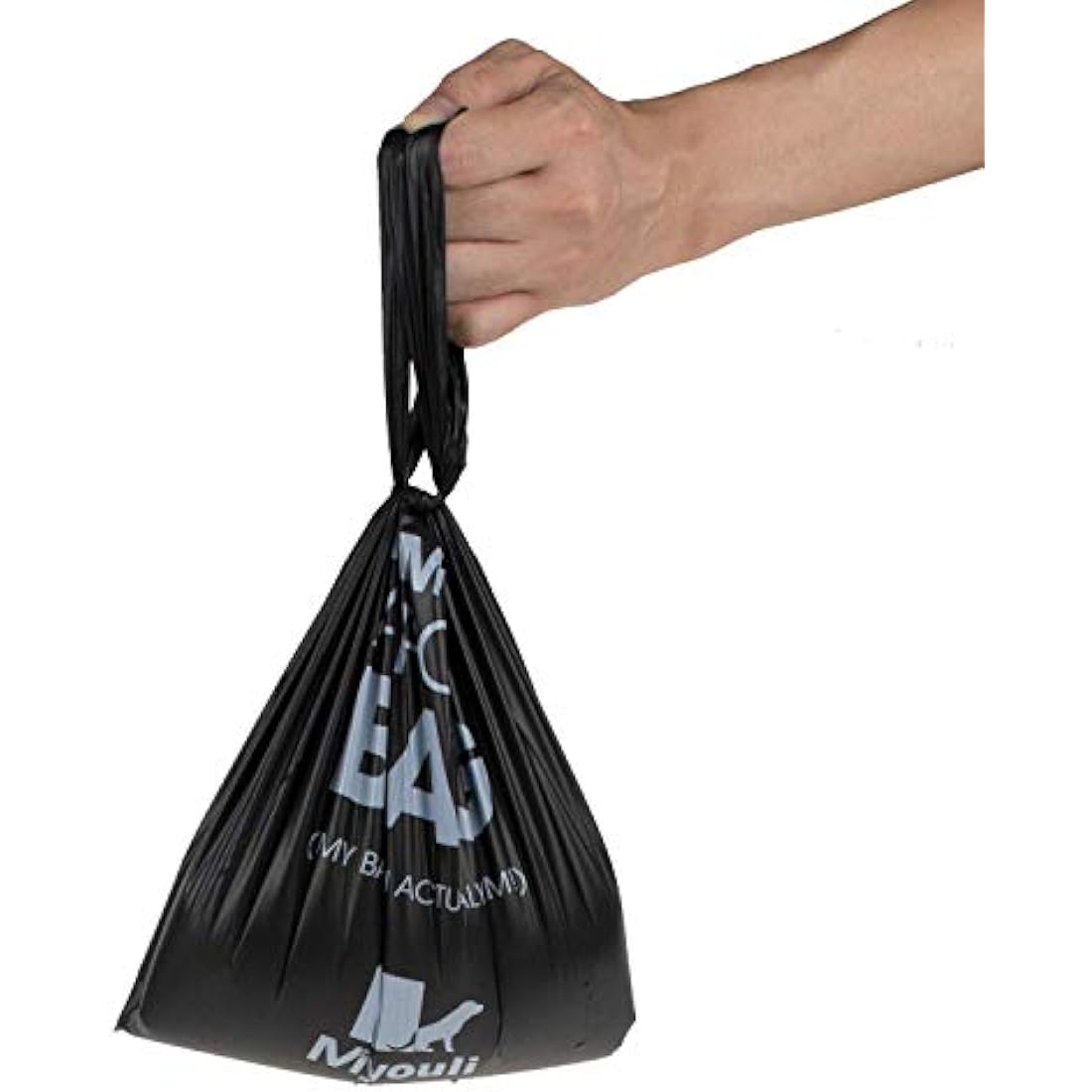 300 Counts Extra Thick Black Biodegradable Pet Poop Waste Bags With Handles for Dogs, Ocean Wind-Scented Bags Default Title Default Title