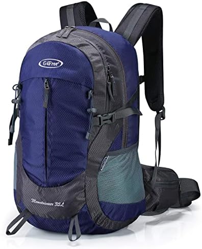 G4Free 35L Waterproof Hiking Backpack Outdoor Backpack Trekking Daypack for Camping Hiking Backpacking Climbing with Rain Cover Internal Frame Backpacks Default Title Default Title