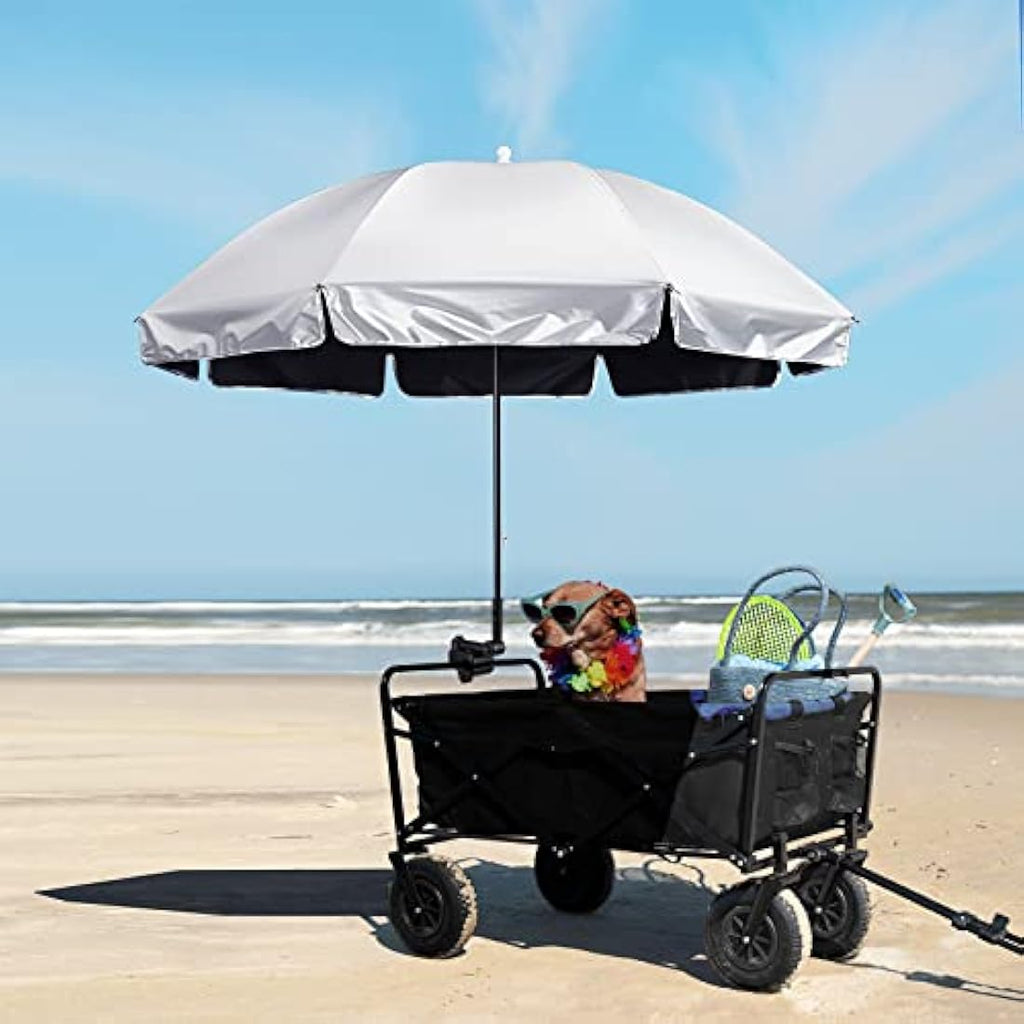 G4Free UPF 50+ Universal Clamp On Umbrella Adjustable Outdoor UV Protection Beach Chair Umbrella for Strollers, Wheelchairs, Patio Chairs, Golf Carts and Beach Beach Umbrellas Default Title Default Title