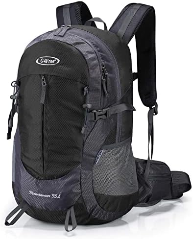 G4Free 35L Waterproof Hiking Backpack Outdoor Backpack Trekking Daypack for Camping Hiking Backpacking Climbing with Rain Cover Internal Frame Backpacks Default Title Default Title