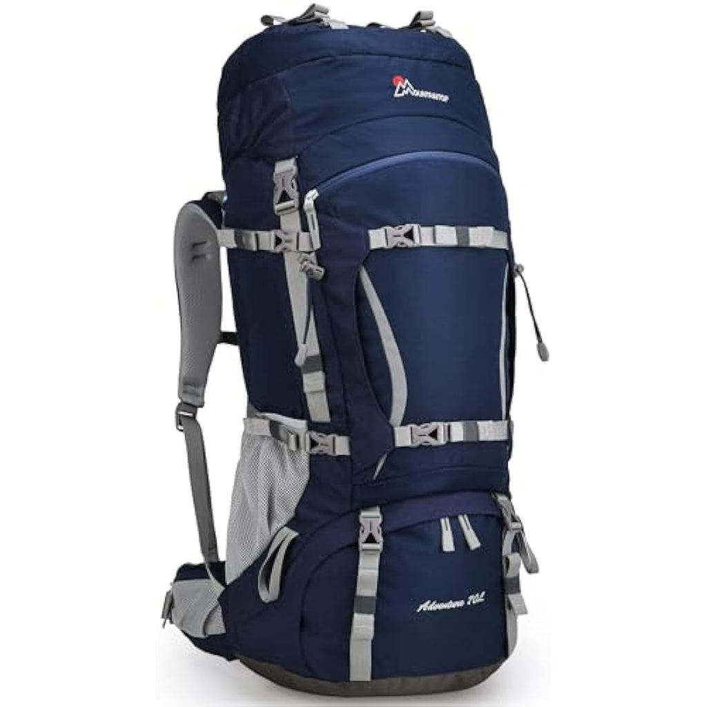 MOUNTAINTOP 70L Hiking Backpack water-resistant Internal Frame Backpacks Large Trekking Mountaineering Rucksack with Rain Cover for Men Women Cover Outdoor External Frame Backpacks Default Title Default Title
